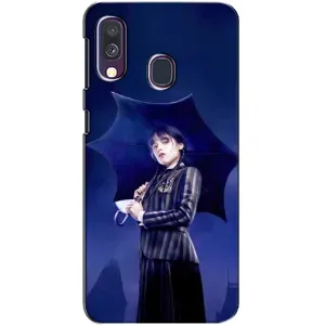 Силіконовий чохол з картинкою для Samsung Galaxy A40 2019 (A405F) (Венсдей)