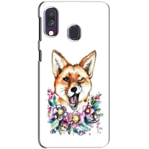 Чохли з картинкою Лисичка для Samsung Galaxy A40 2019 (A405F) (VPrint) (Весела лисичка)