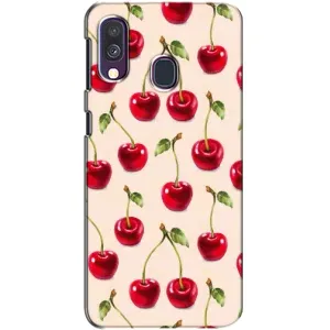 Чохли з фруктами для Samsung Galaxy A40 2019 (A405F) (VPrint) (Черешня)
