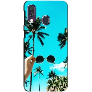 Силіконовий чохол з КАРТИНКАМИ літо для Samsung Galaxy A40 2019 (A405F) (AlphaPrint) (Погляд літо)