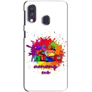 Чохли Амонг Ас для Samsung Galaxy A40 2019 (A405F) (AlphaPrint) (Яскравий АмонгАс)