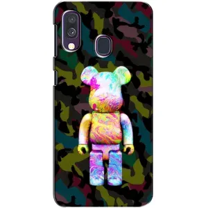 Чохли для Samsung Galaxy A40 2019 (A405F) - Bearbrick Louis Vuitton (PREMIUMPrint) (Яскравий Bearbrick)