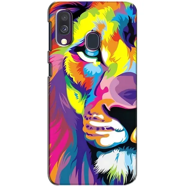 Чохол з принтом «Яскравий Лев» для Samsung Galaxy A40 2019 (A405F)