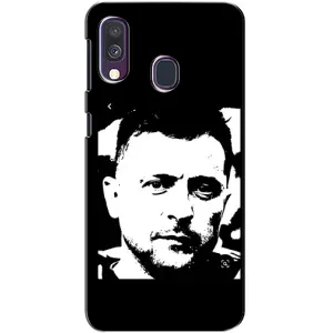 Чохол для Samsung Galaxy A40 2019 (A405F) (AlphaPrint - с принтом Зеленського) (Зеленский АРТ)