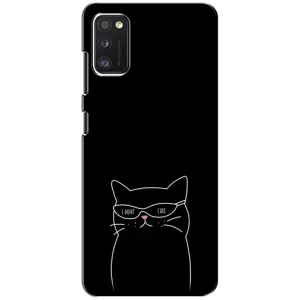 Чохол з малюнком кіт на Samsung Galaxy A41 (A415) (Байдужий кіт)