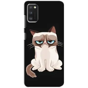 Чохол з принтом для Samsung Galaxy A41 (A415) (AlphaPrint) Модні коти (Сумний кіт)