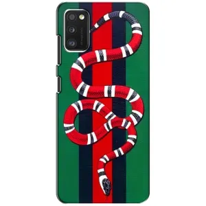 Чохли  GUCCI для Самсунг Галаксі A41 (A415) (AlphaPrint) (Gucci змія)