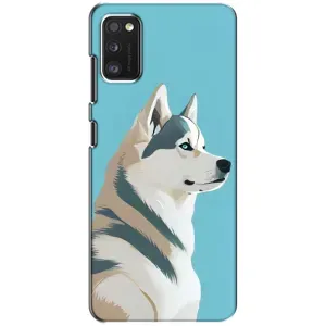 Чохол з Хаскі Samsung Galaxy A41 (A415) - (AlphaPrint) (Хаскі арт)