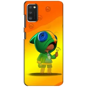 Чехол для Samsung Galaxy A41 (A415) Бравл Старс (VPrint) (Мальчик Леон)