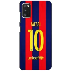 Чехлы Месси для Samsung Galaxy A41 (A415) (AlphaPrint) (Messi Barca 10)