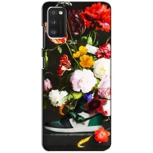 Бренднові Чохли для Samsung Galaxy A41 (A415) - (PREMIUMPrint) (Nike цветы)