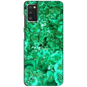Мраморний чехол на Samsung Galaxy A41 (A415) (VPrint) (Салатовий Мрамор)
