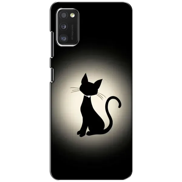 Чохол з принтом «Силует котика» для Samsung Galaxy A41 (A415)
