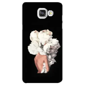 Чехлы (ART) Цветы на Samsung Galaxy A5 2016 / A5100 / A510F (VPrint) (Белые цветы)