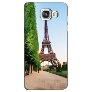 Чехол Эйфелева Башня для Samsung Galaxy A5 2016 / A5100 / A510F - (AlphaPrint) (Дорога в Париж)