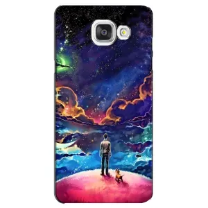 Космические Чехлы для Самсунг А5 2016, А5100, А510Ф (VPrint) (Галактический вид)