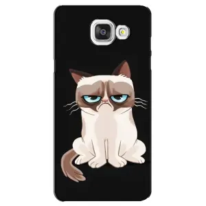 Чехол с принтом для Samsung Galaxy A5 2016 / A5100 / A510F (AlphaPrint) Модные коты (Грустный кот)