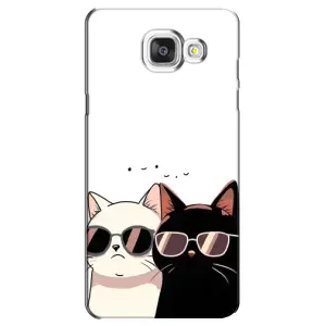 Чехол с рисунком кот на Samsung Galaxy A5 2016 / A5100 / A510F (Коты в очках)