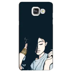 Чохол з друком для Samsung Galaxy A5 2016 / A5100 / A510F - (Мода) (AlphaPrint) (Гарна дівчина)