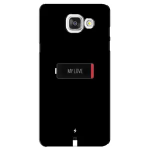 Чехлы для любимой на Самсунг A5 2016, A5100, A510F (VPrint) (Love battery)