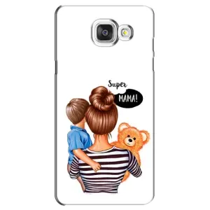 Чохол з друком для Samsung Galaxy A5 2016 / A5100 / A510F - (Мама з дитинкою) (AlphaPrint) (Мама з синочком)