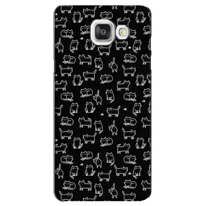 Чехол с принтом для Samsung Galaxy A5 2016 / A5100 / A510F (AlphaPrint) Модные коты (Меленькие котики)