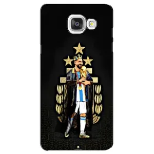 Чехлы для Samsung Galaxy A5 2016 / A5100 / A510F (Leo чемпион) (AlphaPrint) (Месси Король)