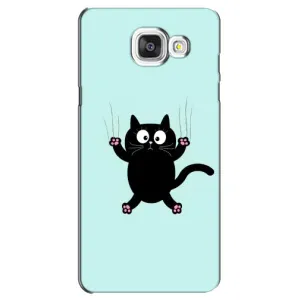 Чехол с принтом для Samsung Galaxy A5 2016 / A5100 / A510F (AlphaPrint) Модные коты (Падающий кот)