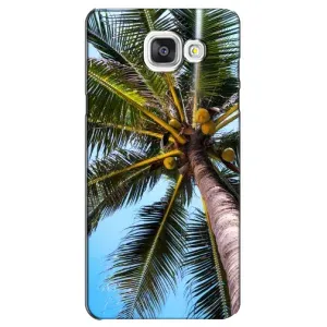 Силиконовый чехол с КАРТИНКАМИ лето для Samsung Galaxy A5 2016 / A5100 / A510F (AlphaPrint) (Пальма)