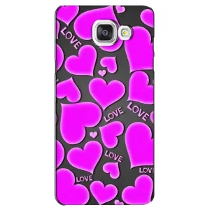 Чехлы для любимой на Самсунг A5 2016, A5100, A510F (VPrint) (Pink hearts)