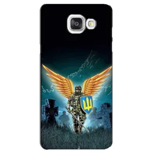 Чехлы с картинкой ЗСУ для Samsung Galaxy A5 2016 / A5100 / A510F (AlphaPrint) (Солдат ЗСУ)