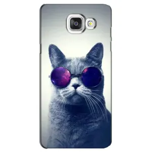 Чехол с принтом для Samsung Galaxy A5 2016 / A5100 / A510F (AlphaPrint) Модные коты (Стильный кот)