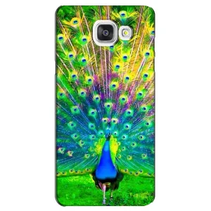 Чехол с птицами на Samsung Galaxy A5 2016 / A5100 / A510F (VPrint) (Яркий Павлин)