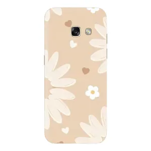 Чехол с принтом «Бежевые цветы» для Samsung Galaxy A5 2017 (A520, A520F)