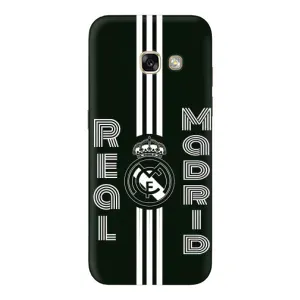 ФК Реал Мадрид чехлы для Samsung Galaxy A5 2017 / A520 / A520F (AlphaPrint) (черно белый Реал)
