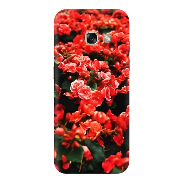 Чохол з принтом «Квіти червоні» для Samsung Galaxy A5 2017 (A520, A520F)