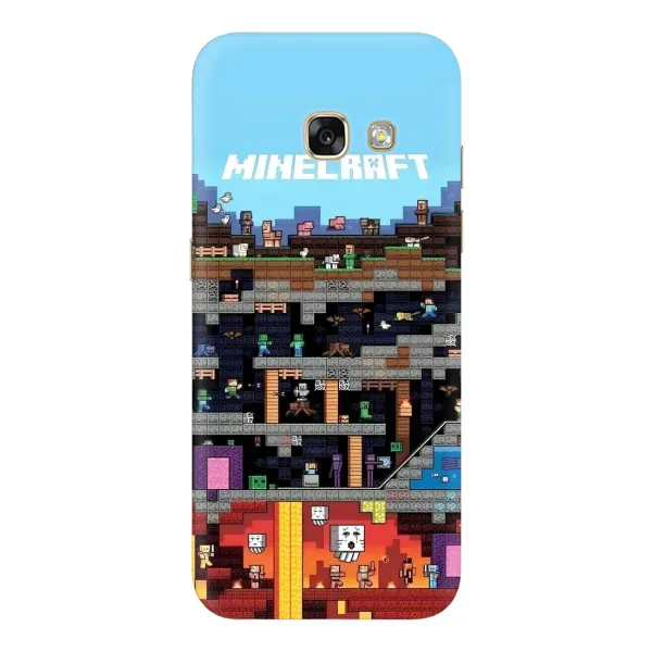 Чехол с принтом «фон Minecraft» для Samsung Galaxy A5 2017 (A520, A520F)