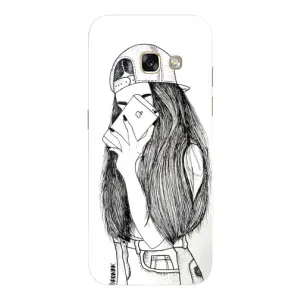 Чохол з друком для Samsung Galaxy A5 2017 / A520 / A520F - (Мода) (AlphaPrint) (Фото дівчини)