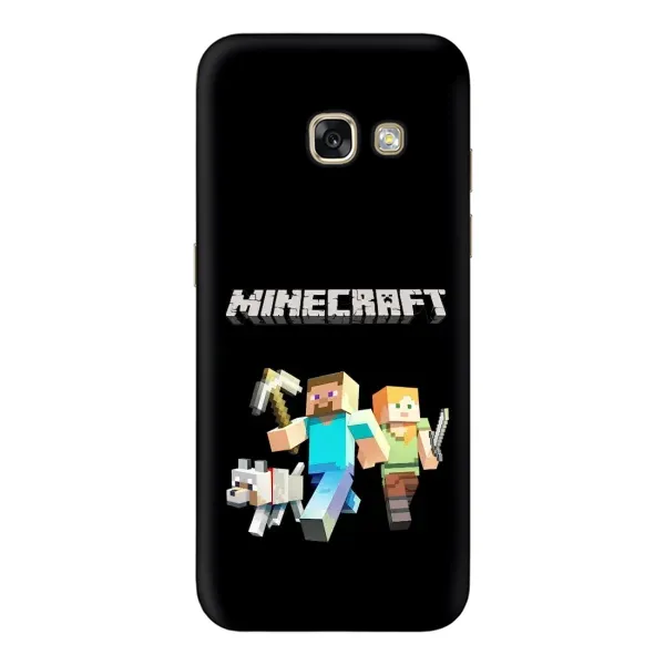 Чехол с принтом «герои Minecraft» для Samsung Galaxy A5 2017 (A520, A520F)