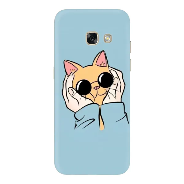 Чехол с принтом «Котик в очках» для Samsung Galaxy A5 2017 (A520, A520F)