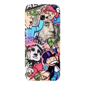 Чехлы с крутыми принтами для Samsung Galaxy A5 2017 / A520 / A520F - (PREMIUMPrint) (Monopoly man)