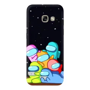 Чехол Амонг Ас для Samsung Galaxy A5 2017 / A520 / A520F (AlphaPrint) (Скины в космосе)