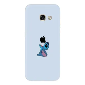 Чохол з принтом Стіч на Samsung Galaxy A5 2017 (A520, A520F) (Stitch apple)