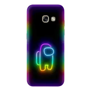 Чехол Амонг Ас для Samsung Galaxy A5 2017 / A520 / A520F (AlphaPrint) (Яркий скин)