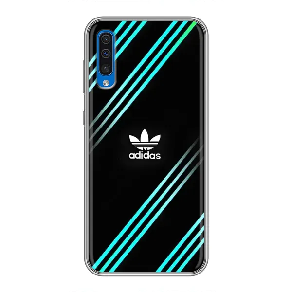 Чехол с принтом «Адидас с полосами» для Samsung Galaxy A50 2019 (A505F)