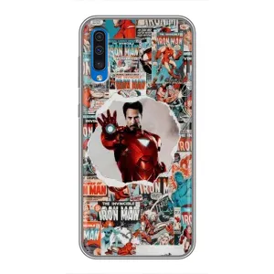 Чехлы с героями Марвел Samsung Galaxy A50 2019 (A505F) (VPrint) (Айронмен)