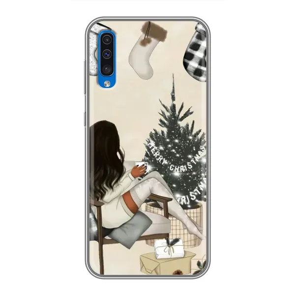 Чехол с принтом «Девушка с елкой» для Samsung Galaxy A50 2019 (A505F) Чехол с принтом «Девушка с елкой» для Samsung Galaxy A50 2019 (A505F)