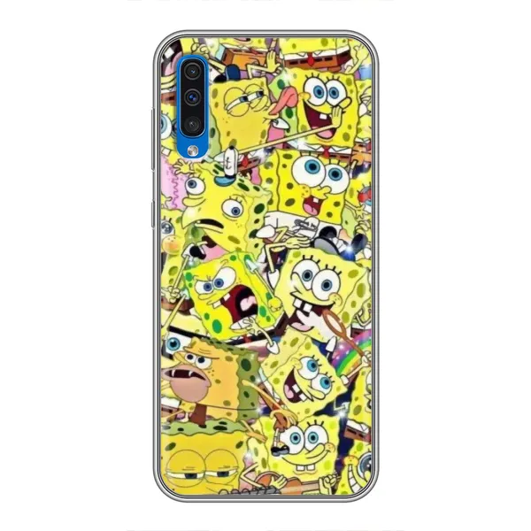 Чехол с принтом «Эмоции Спанч Боба» для Samsung Galaxy A50 2019 (A505F)