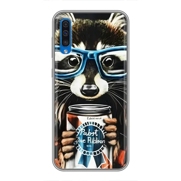 Чохол з принтом «Єнот з банкою» для Samsung Galaxy A50 2019 (A505F)