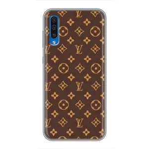 Чехлы Луи Витон для Samsung Galaxy A50 2019 (A505F) (AlphaPrint - LOUIS VUITTON) (фон LOUIS VUITTON)